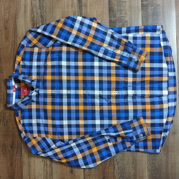 Haupt Other - Haupt Germany Button Up Long Sleeve Modern Fit Contemporary Plaid XL (17 1/2)